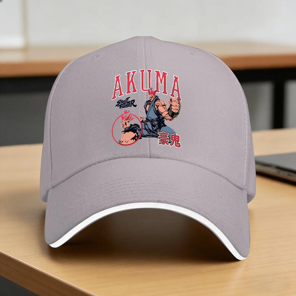 Summer Sstreet M Bison Ffighter II Baseball Cap Outdoor Sports yk Cool Trucker Hat Unisex Print Sun Snapback Cap