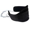 Ceinture de traction Ceinture lestée pour dips avec chaîne Néoprène Ceinture d'entraînement pour haltérophilie Tractions Dips Squats