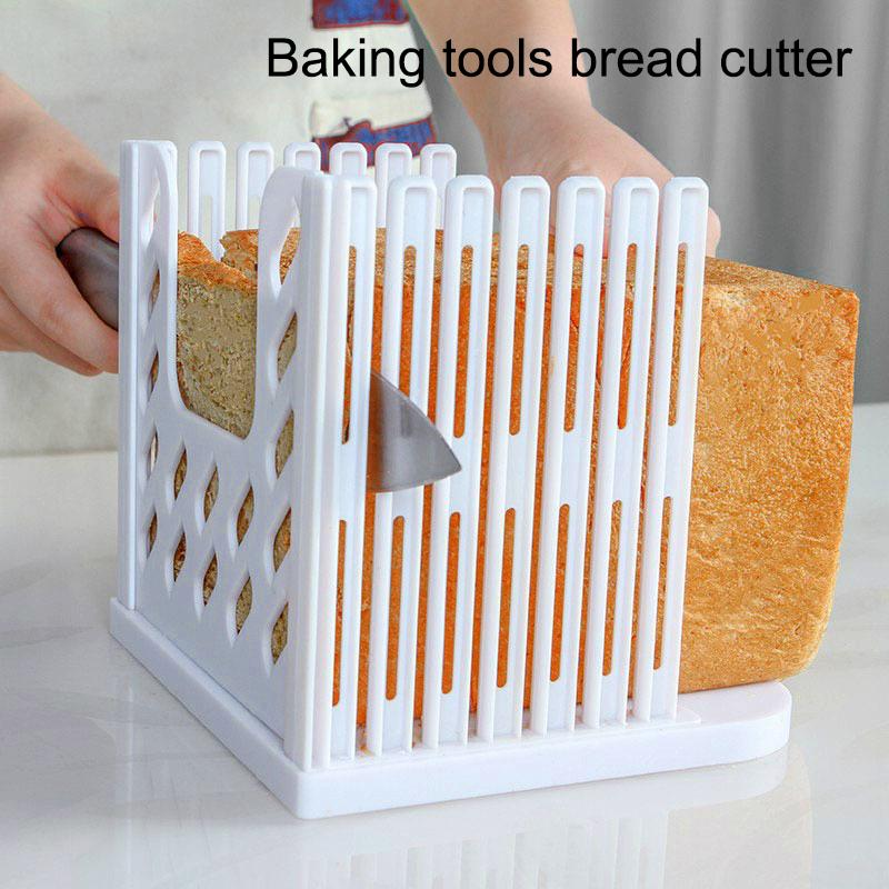 Toast Bread Slicer Stand Foldable Toast Loaf Slicing Machine Multifunctional Bread Cutting Guide Tool For Homemade Bread