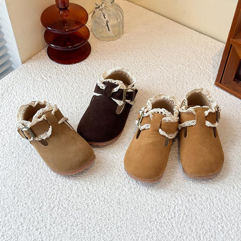 Girl's Nude Shoes Small Leather Spring and Autumn New Korean Fashion Children's Princess Soft Bottom Casual