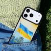 Love Sign with Flag of U_krain_e Ukrainian Phone Case For iPhone 17 AIR 16 Pro Max 15 14 Pro 11 12 13 Shockproof Silicone Cover