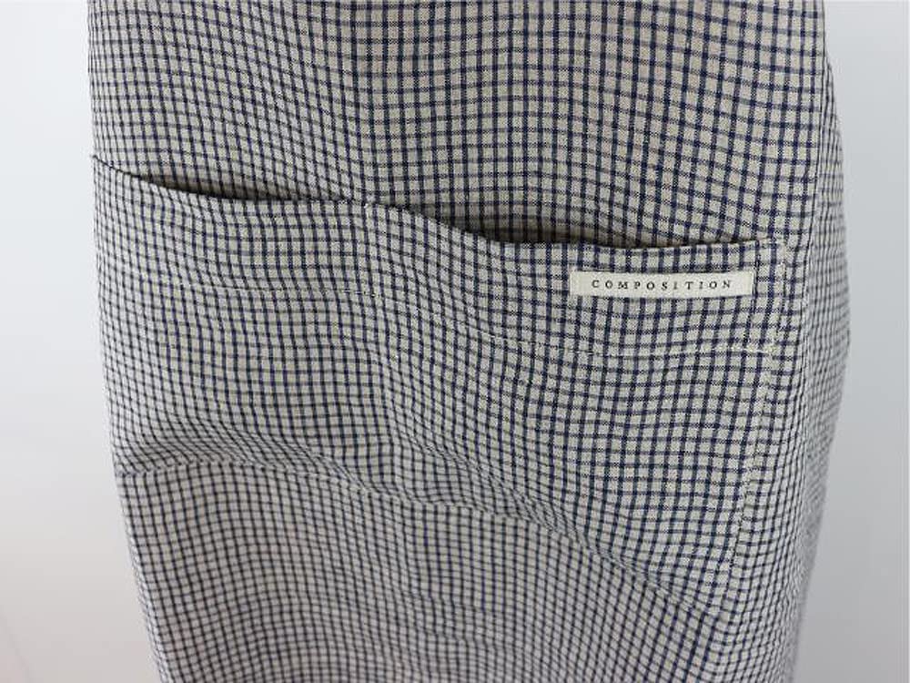 Back Cross Apron 209179 06 Black 83 x 84 cm [DD Intex] Watch/Green