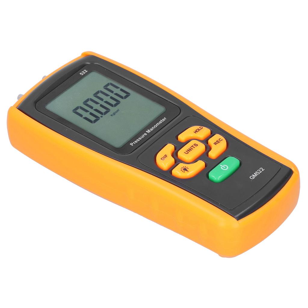 GM522 Air Pressure Meter Portable Manometer Digital Differential Pressure Gauge Testing Tool