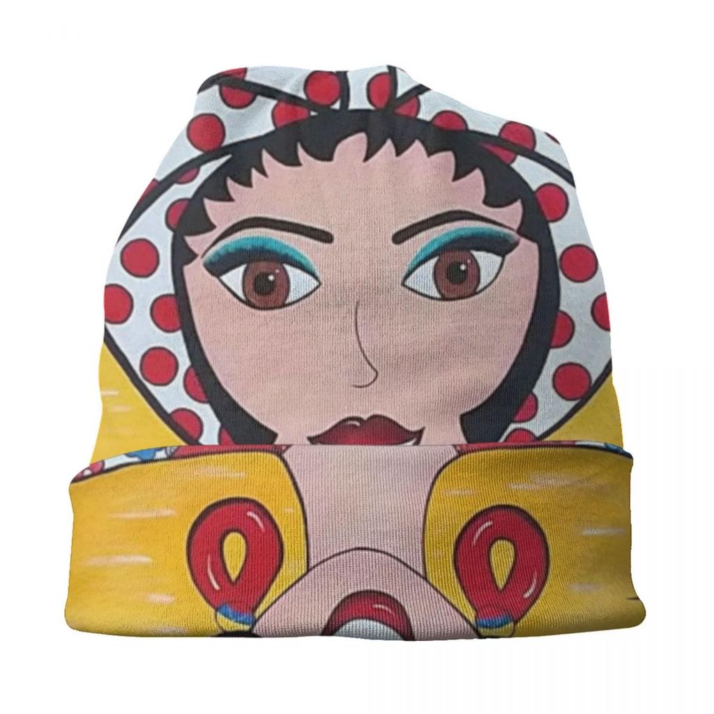 Pan Girl Venezuela Skullies Beanies Caps Streetwear Winter Warme Strickmütze Erwachsene Unisex Bolivarisches Venezuela VZLA Motorhaube Hüte