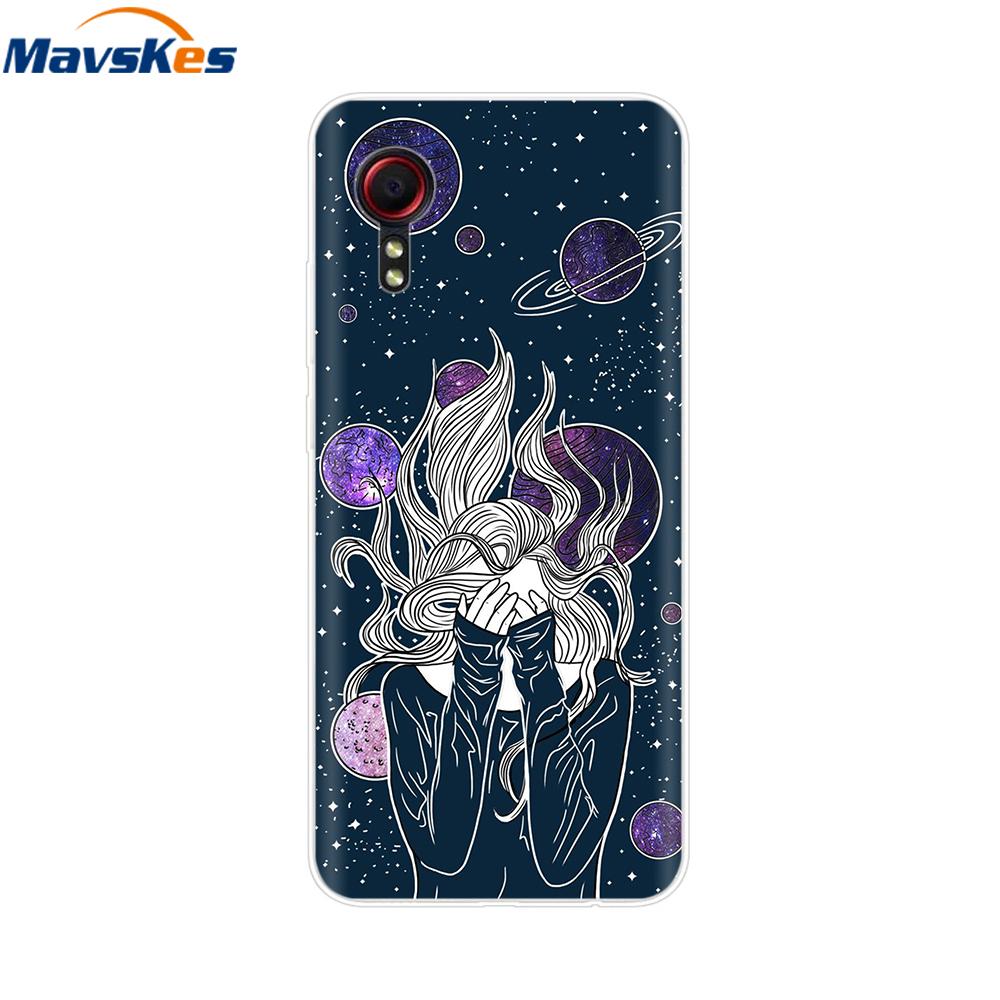Per Custodia Samsung Xcover 5 2021 Carina Trasparente Bumper per Ragazze Copertura Morbida in Silicone per Samsung Galaxy Xcover 5 Funda xcover5