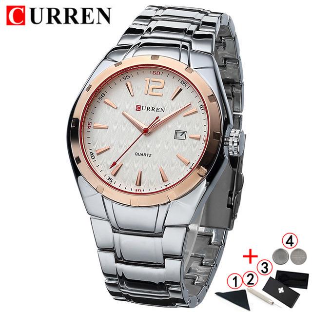 Business Men Orologi da polso Marca di lusso Curren Sport Silver Watch Uomo  Orologio da polso in acciaio inossidabile Uomo 2020 acquista in modo  economico — spedizione gratuita, recensioni reali con foto — Joom