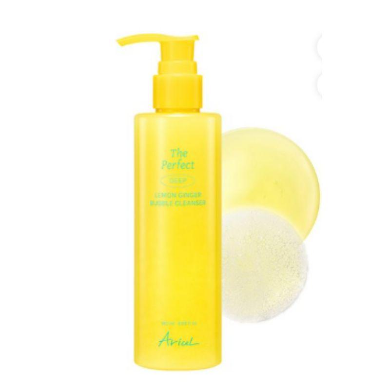 ARIUL The Perfect Lemon Ginger Bubble Cleanser 180ml – Brightening Foam Cleanser, Refreshing Deep Pore Cleansing