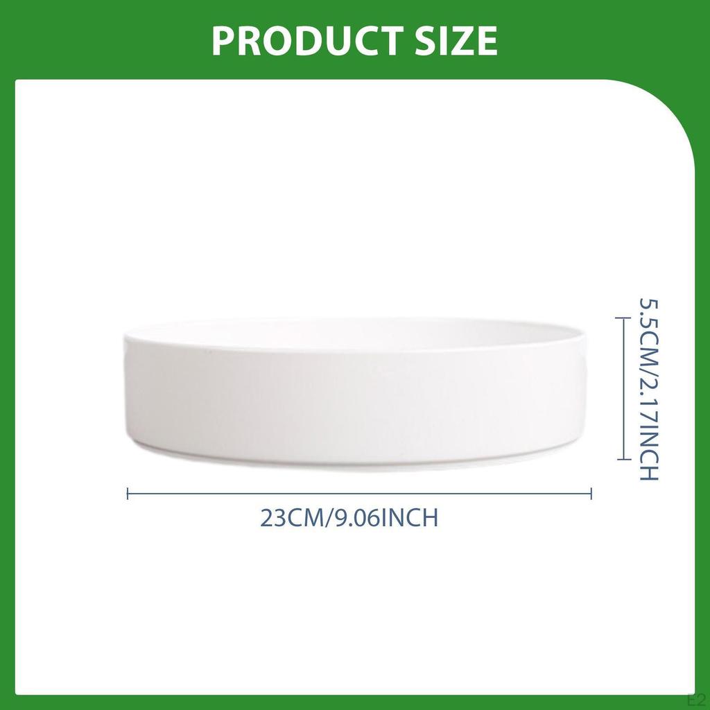 Vaso Decorativo Tigela Vaso de Flores Redondo Estético Suporte de Composição PP Prático para Micro Paisagens