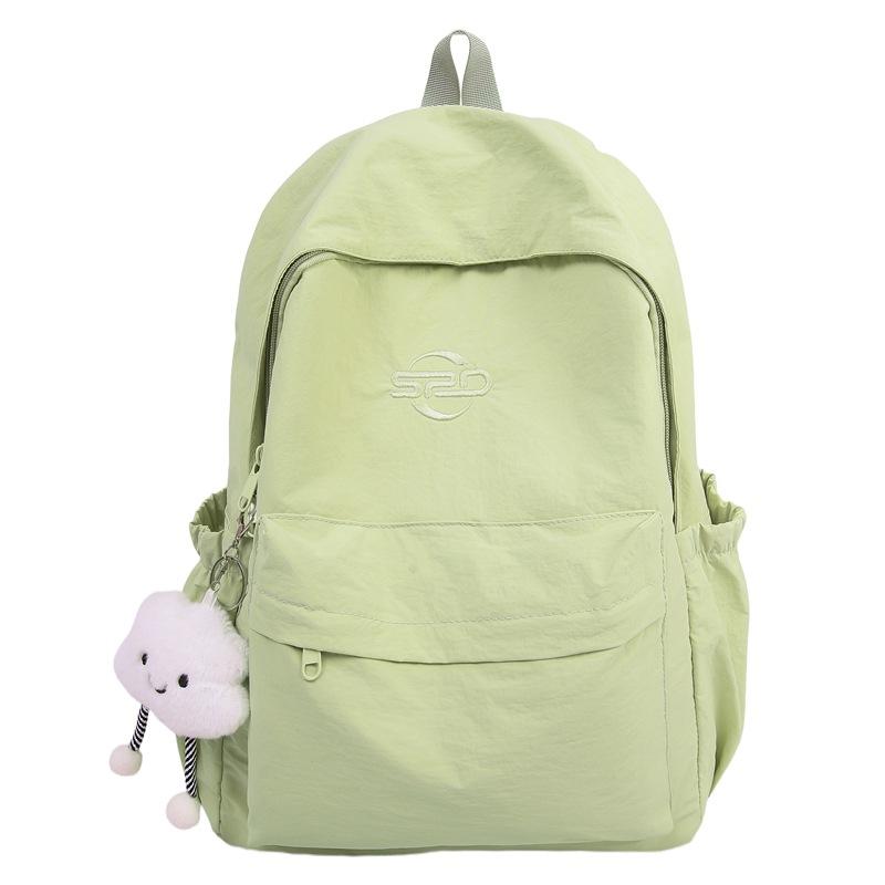 Plecak dla miękkich i uroczych dziewcząt, przenośny tornister na wiosenne wycieczki, torba na komputer o dużej pojemności