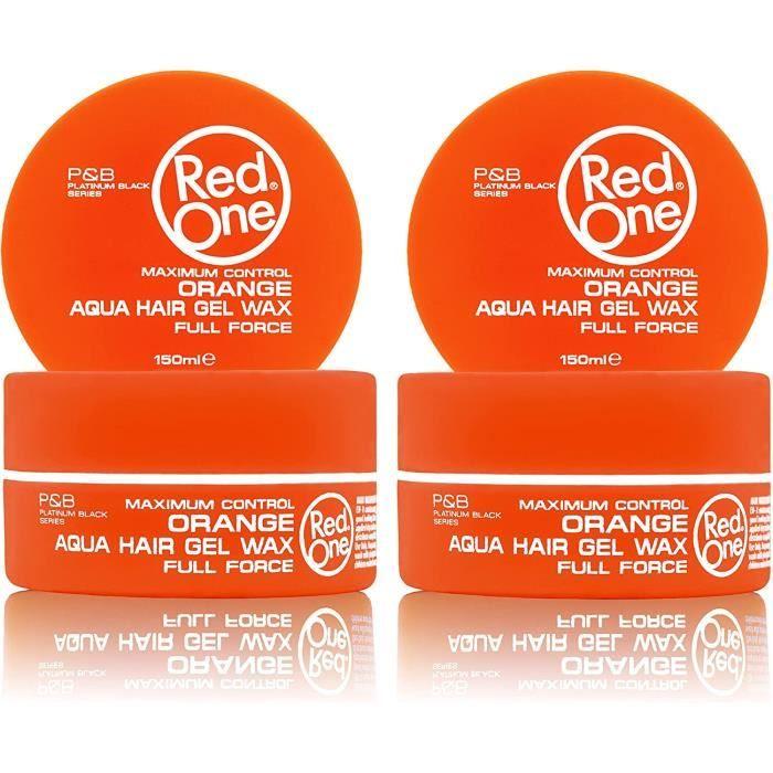 LIWI-Red One Cire Coiffante Full Force Orange Senteur Melon 150 Ml Lot De Deux Cires 300 Ml Au Total[597]