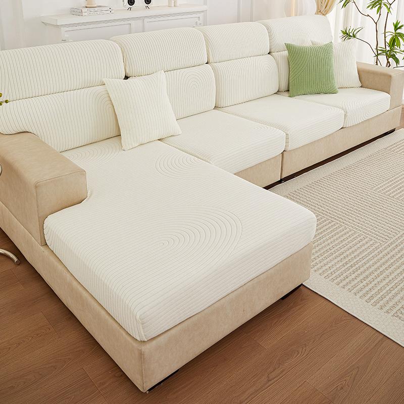 Matcha Green Sofa Cover High Elasticity All Wrapped Cover Lazy Sofa Cushion Four Seasons Universal Dust Cover Cloth