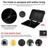 45L Motorcycle Rear Trunk Aluminum Alloy Luggage Case Quick Release Motorbike Tail Storage Box Waterproof with 2 Keys