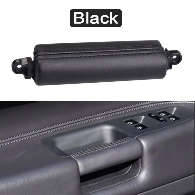 

For VW Volkswagen Touareg 2003-2010 2004 2005 2006 1Pcs Car Interior Door Left Right Driver Side Leather Pull Handle Replacement чёрный