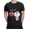 Hello Kitty Spiderman Boyfriend Girlfriend T-Shirt Men's Cotton Clothes Print  Round Neck Short Sleeve#Color(4)