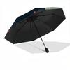 1pc Haunted House Moonlit Automatic Folding Umbrella, Lightweight Retractable Compact Travel Umbrella, 8-Rib Sturdy Frame, Fine Outdoor Umbrella036