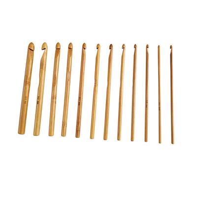 Bamboo Hook Handle Crochet Weave Needle Multipurpose Long-lasting Exquisite Simple Operation Smooth Surface Sewing Supplies