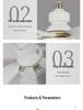 Smart Silent Ceiling Fan Light with E27 Base & 3-Color Dimming