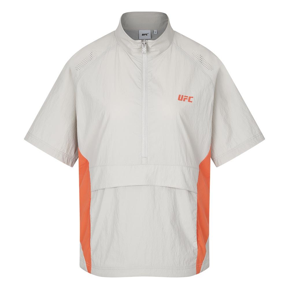 Ufc Sport Ufc Fight Block Oversized Short Sleeve Anorak Jacket Light Grey U2Jkw2302Lg