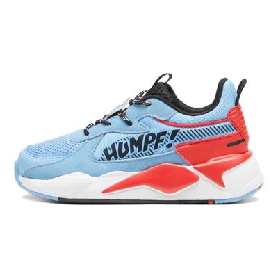 Smerfy x RS-X Buty dla małych dzieci Smerf Ważniak Dziecięce Sneakersy Niebieski Team-Jasnoniebieski Czerwony 394784-01