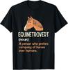 Fun Horse Lover Humor | Funny Horse Definition T-Shirt Unisex T-Shirt