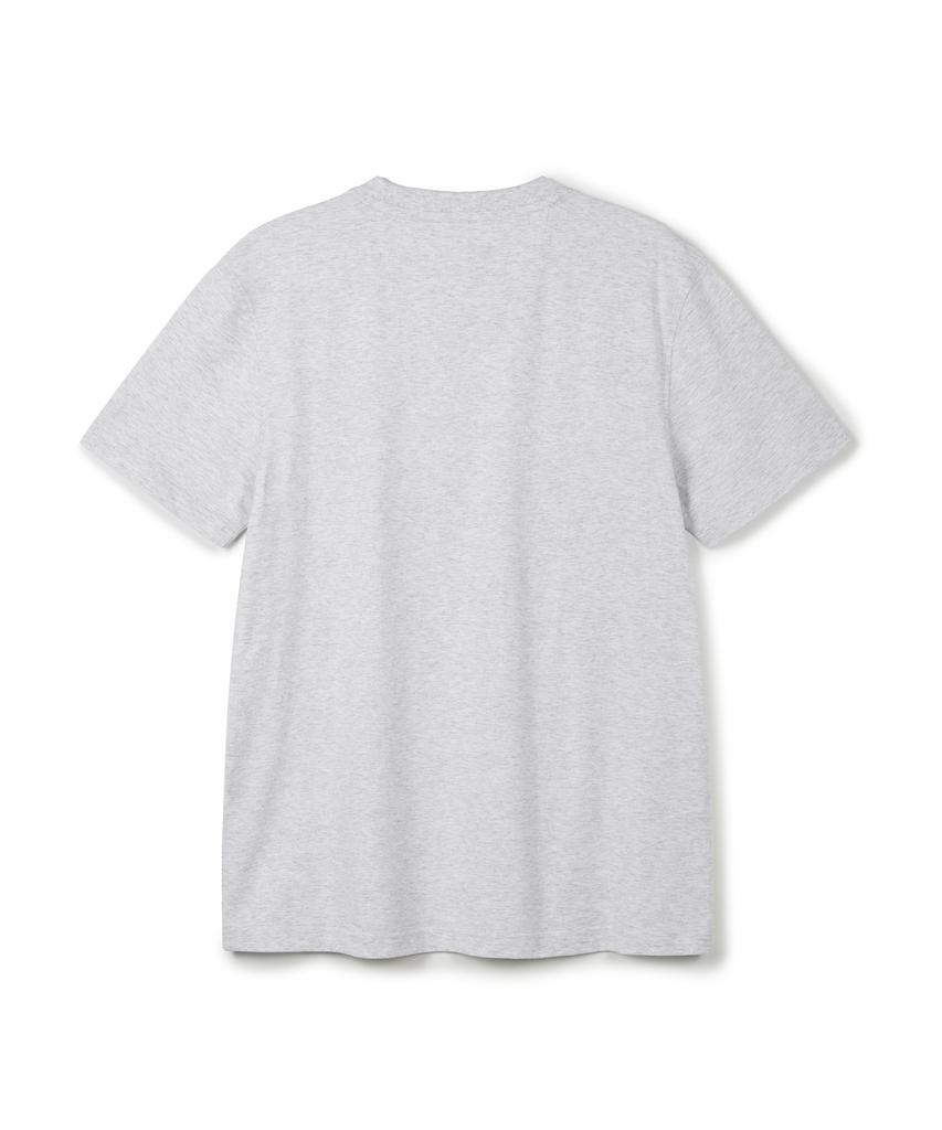 USPOLOASSN Cotton Short Sleeve Round Neck T-Shirt_Light Gray