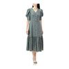 [Sneider] Sustaina Puff Slim Print Dress SWFO224092 Women's
