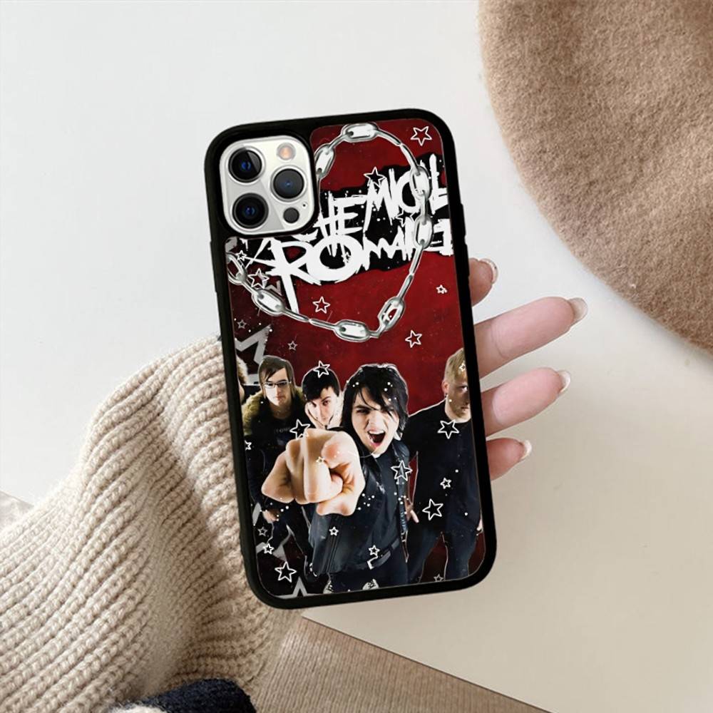 Indie Rock Band My C-Chemical R-Romance Phone Case Wireless Charging PC+TPU For IPhone 11 12 13 14 15 16 17 Pro Max Plus Case