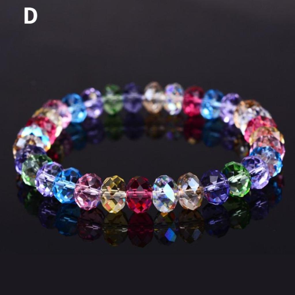 Northern Lights Bracelet Square Crystal Bracelet Exquisite Luxury Fashion Jewelry Women Girls Adjustable Stretch Link Chain Bracelets