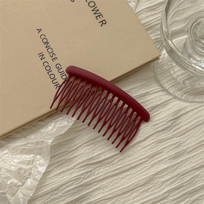 

Женская матовая вставка расческа заколка для волос для вьющихся волос - повязка на голову и органайзер для боковой челки