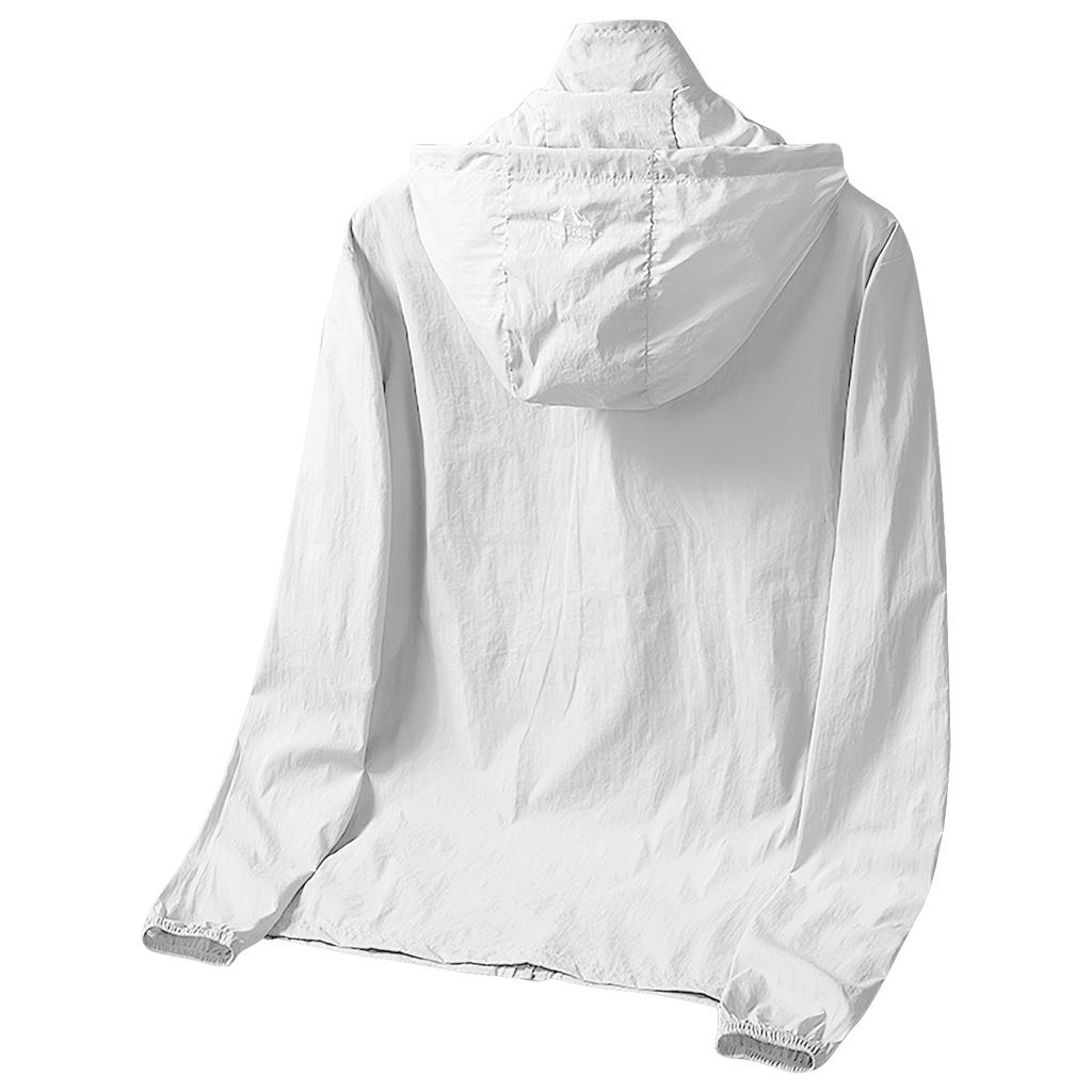 Pánské a dámské letní ledové hedvábné sluneční oblečení UV kabát