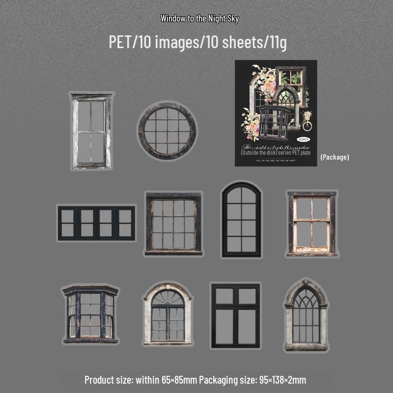 

Наклейки на віконну раму Ketchup Girl: Ретро Колаж Декорація