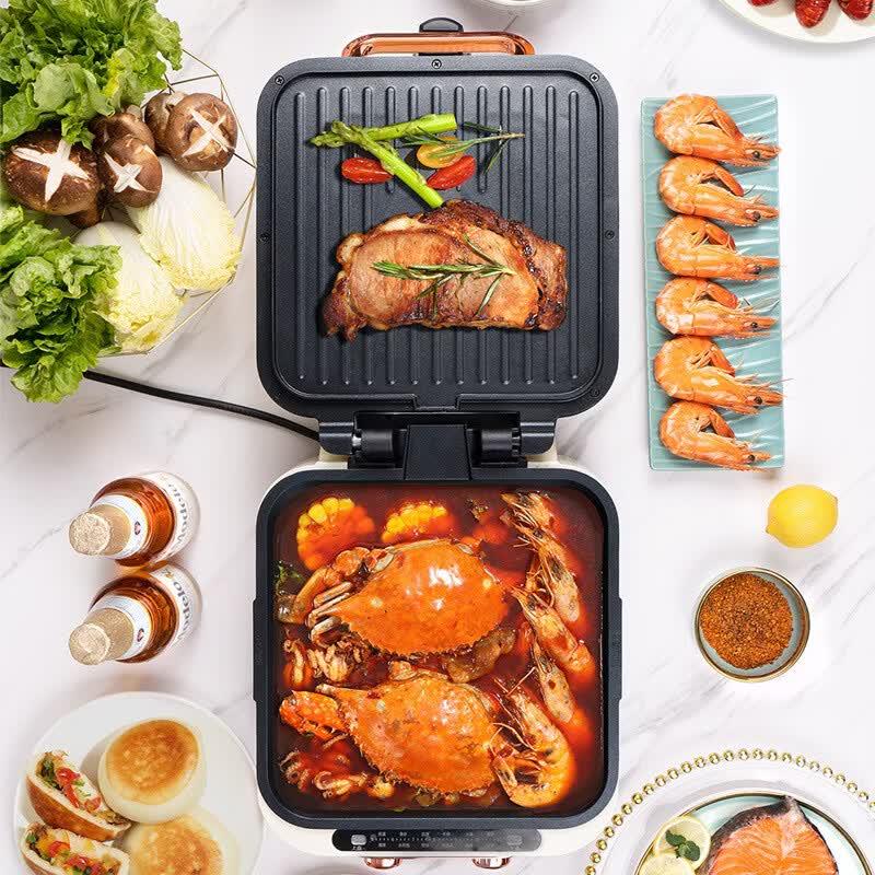 WuTuo Multi-functional Electric Grill & Hot Pot