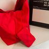 Minimalist Lazy Wind Tote Shoulder Bag Women's Large Capacity Underarm Bag Student Class Bucket Bag Retro Shopping Bags