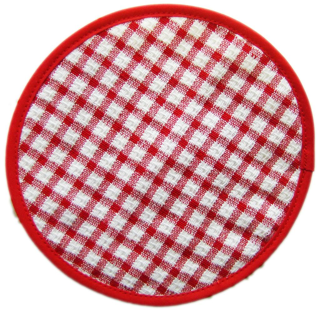 Santens Tea Cozy Small & Pot Mat Set, Exotic Red (Made with Belgian Cloth)