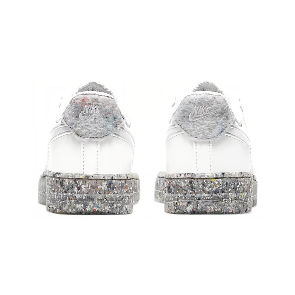 New Nike Air Force 1 Low-Top Kids' Skateboarding Shoes White Gray Children Aged 3-7 Years Old DB4597-100