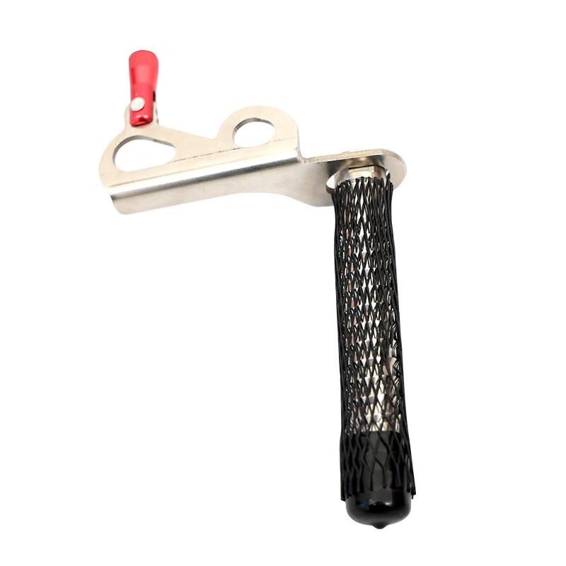 OLOMM Stainless Steel Quick-Twist Ice Screw 22CM
