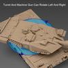 1:36 Leopard 2 Main Battle Tank Model Toy Music Light Spray Catapult Off-road Tanks Models Military Desktop Ornaments for Child