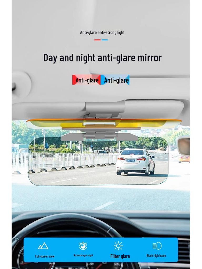 Óculos de motorista: Viseira Antirreflexo para Carro Dia e Noite e Óculos de Visão Noturna para Proteção Ocular