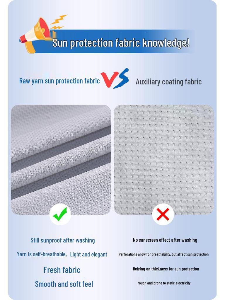 Women's UV Protection Ice Silk Sun Hoodie with Full Face and Neck Coverage