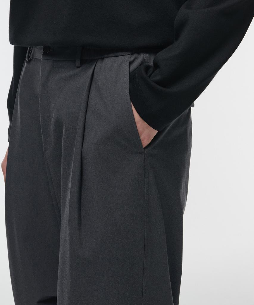 MUSINSA STANDARD Parachute Banding Slacks [Gray]