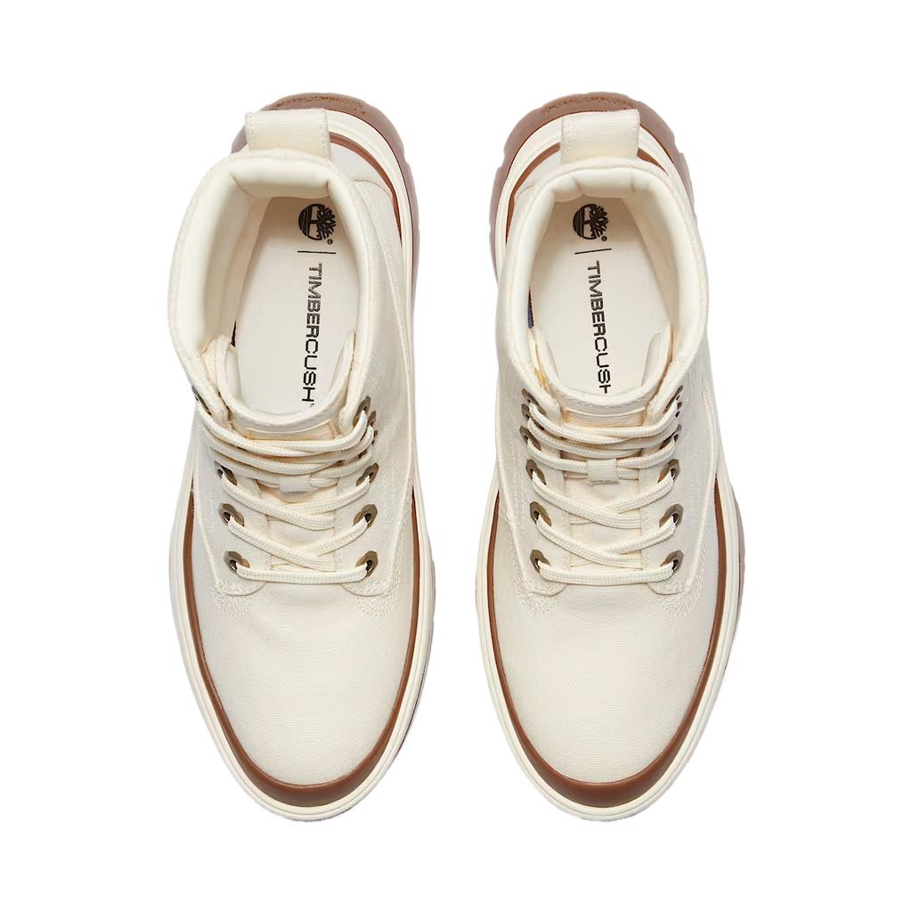 Timberland Roxie Lane Canvas Classic Trendy Versatile Short Boots Women boots Beige TB0A2R1AETJ