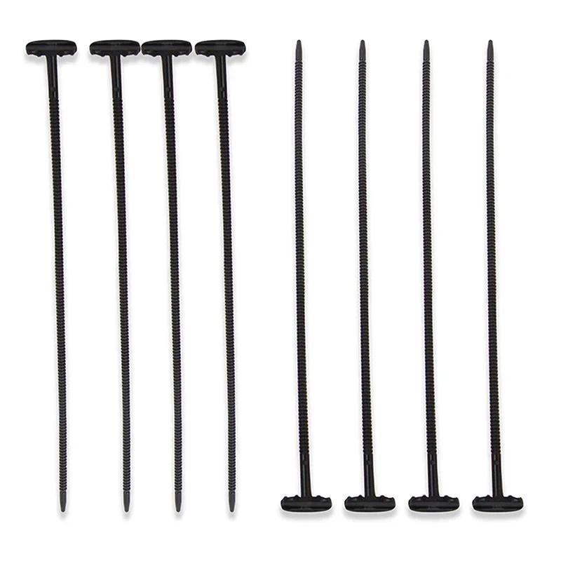 2/4Set Universal Electric Radiator Fan Tie Strap Mounting Kit Car With Securing Clips,Foam Pads,Plastic Rods,Springs