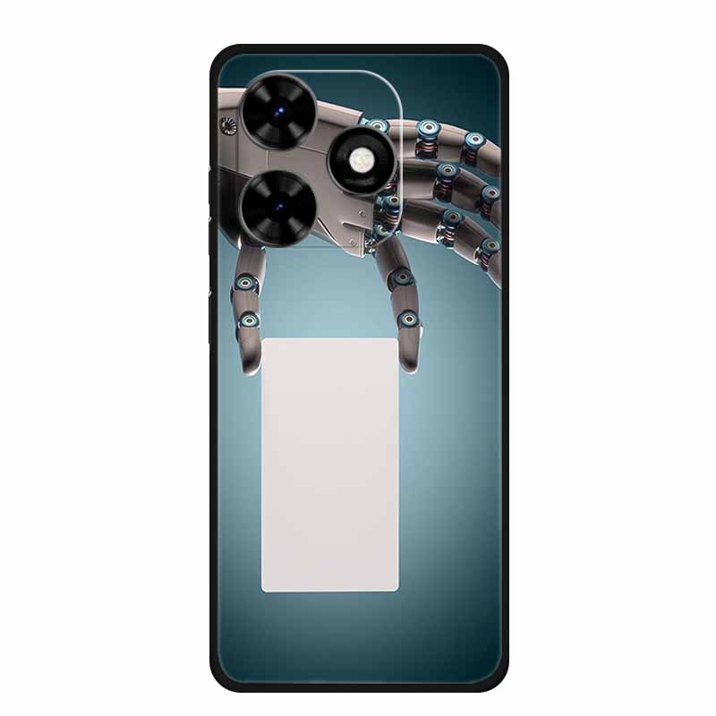 6.74  Чехол для Realme Note 50 Защитный корпус Черный Силикон Мягкая задняя крышка Чехол для телефона Realme Note 50 Note50 Funda Realme Note 50