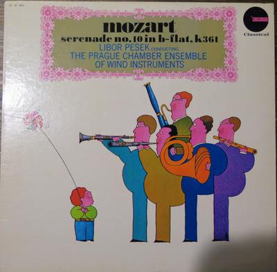 LP Record LIBOR PEEK PRAGUE CHAMBER ENSEMBL  Serenade No.10 In Bflat K361 22160019 CROSSROADS 1966 US Classical Used