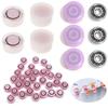 100pcs Rotating Hair Clip Bearings for Secure Styling Elegant Headdress Making Accessories Stylish Jewelry Components