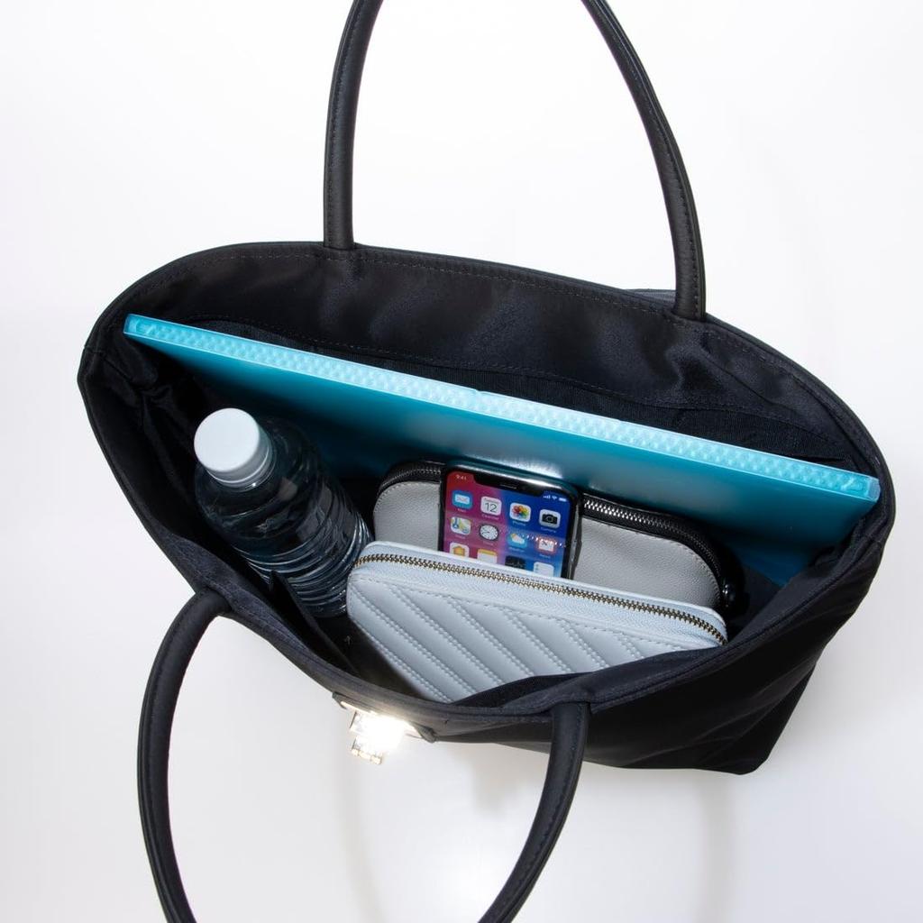 buyer Miho Yamato collaboration cowhide flap nylon tote bag NV [Perke] VERY's 81-00-00020 women's