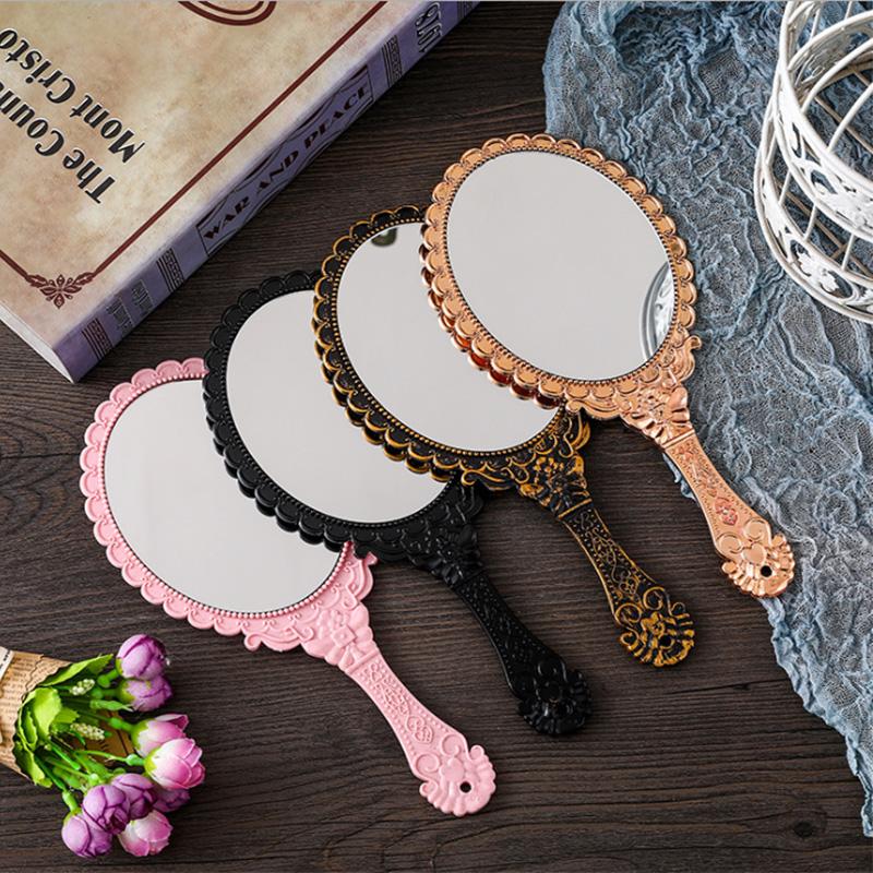 Top Grade butterfly Pattern Lash Mirrorhand Travel Makeup Hand Held Mirror for Eyelash Extension Mirror Makeup
