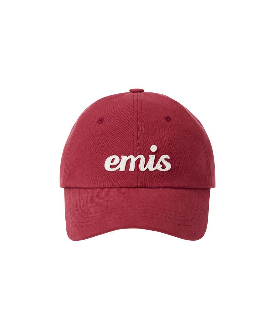 Imiseu Applique Ball Cap-Red