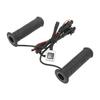 1Pair 12V Motorcycle Heated Handle Waterproof Electric Heated Handlebar Grips with Adjustable Temperature for ATV