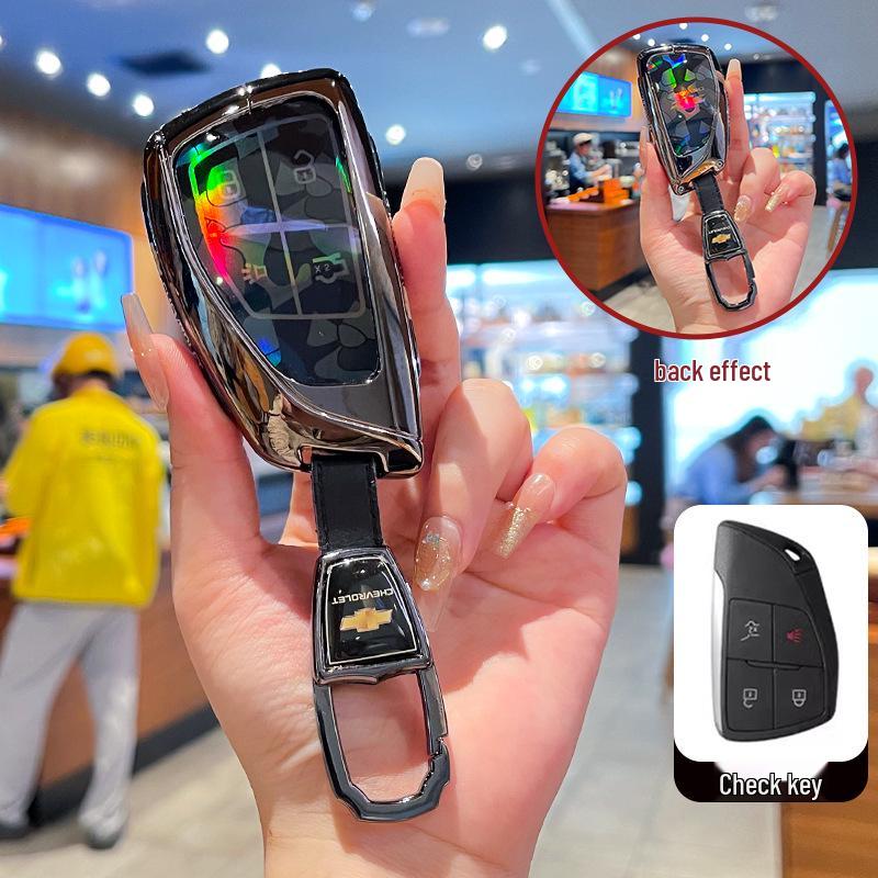 Chevrolet Equinox 2025 Premium Key Case with Metal Buckle - Full Coverage Accessories